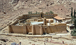 St. Catherine Monastery and Colored Canyon from Sharm