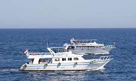 Ras Mohamed by boat